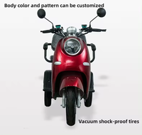 Véhicule électrique à trois roues 72V 1500W neuf, prix compétitif, chargeur intelligent, moteur puissant, scooter pour personnes âgées