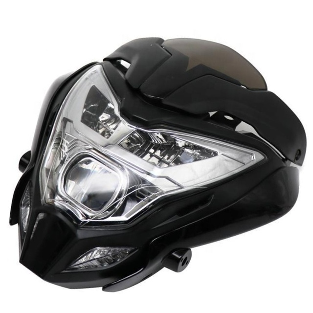 Pulsar 200NS Head Lamp Faro De Motocicleta Para Bajaj Pulsar Supply Bajaj Spare Parts 200cc Motorcycle Head Light