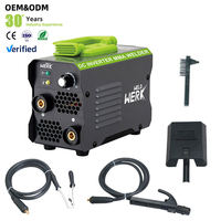 Soldadora Portátil Mini MMA-120 DC Inverter ARC, Soldadora Manual de Metal de Doble Voltaje 110V/220V