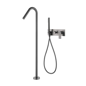 Robinet <span class=keywords><strong>de</strong></span> baignoire mural dissimulé Weihao Gun Gray, robinet <span class=keywords><strong>de</strong></span> <span class=keywords><strong>douche</strong></span> sur pied, robinet d'hôtel - Product Image 1