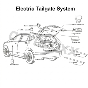Kit de Elevación Eléctrica para Puerta Trasera OTTOVOXX para <span class=keywords><strong>Cupra</strong></span> Born 2021 2022 2023-presente, Abrepuertas Trasero Automático, Portón Trasero con Apertura Manos Libres - Product Image 6