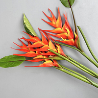 Tanaman Hias Buatan Anthurium Birds of Paradise Real Touch untuk Dekorasi Vas Ruang Tamu