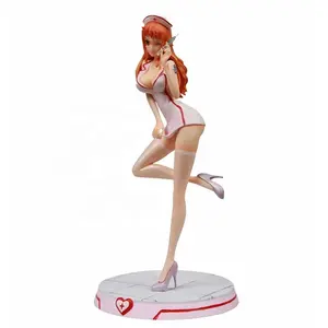 One Pieces nurse Nami Anime Tide Brand Standing Posture Trendy Empress Model Boxed Decoration Action Figure Toys