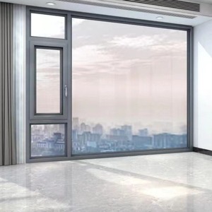 Đủ điều kiện hiện đại ngang ba cách nhiệt kính cửa sổ nhôm cách âm cho biệt thự căn hộ khách sạn phòng tắm phòng ngủ - Product Image 2