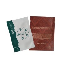 Sachets en plastique imprimés sur mesure avec logo, scellés sur 3 côtés, pour emballage de pilules, sachets en Mylar de qualité alimentaire pour capsules, comprimés et médicaments