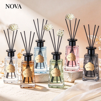 Diffuseur de parfum en verre de luxe promotionnel (prise en charge ODM/OEM) Formule à base d'huile longue durée, sans alcool et écologique