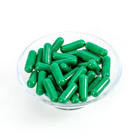 Capsule végétale vide taille 000 00 0 1 2 3 suppléments nutritionnels en cellulose végétalienne Capsules d'amidon HPMC vertes