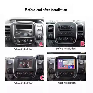 Système audio vidéo pour Renault Trafic 3 <span class=keywords><strong>Opel</strong></span> <span class=keywords><strong>Vivaro</strong></span> B 2014-2018, autoradio AM FM RDS, écran IPS QLED, autoradio Android - Product Image 5