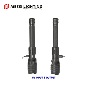 10W Aluminium Powerful Black USB Rechargeable LED <strong>Torches</strong> <strong>Flashlight</strong> - Product Image 6