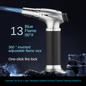 Encendedor de butano de alta calidad para cocina, soplete metálico para camping, lanzallamas de <span class=keywords><strong>gas</strong></span> para barbacoa, restaurantes, llama de plástico, logotipo personalizado para velas - Product Image 6
