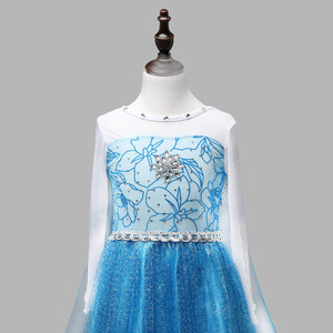 Disfraz de Princesa Elsa <span class=keywords><strong>Anna</strong></span> Snow Rapunzel, Vestido de Lujo para Disfrazarse, Cosplay de Halloween, Vestido de Fiesta de Cumpleaños para Niñas - Product Image 2