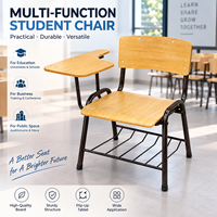 Meubles de classe, ensembles scolaires, design moderne, bureau et chaise pour un seul élève, pour enfants