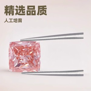 Cadermay Jewelry Pink Princess Cut Lab Grown Diamond 1ct 2ct 3ct For Jewelry Making - Product Image 4