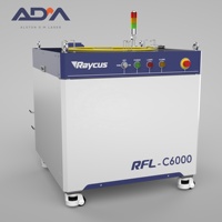 Raycus sumber Laser serat 6000W 6KW W, untuk mesin pemotong daya tinggi di berbagai industri pemakaian rumah restoran ritel