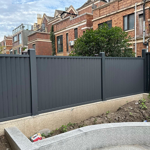 Conception de bâtiments de jardin durables Clôtures de jardin en aluminium Alternatives Clôtures ferroviaires élégantes en plastique Poteaux pour les cours - Product Image 3