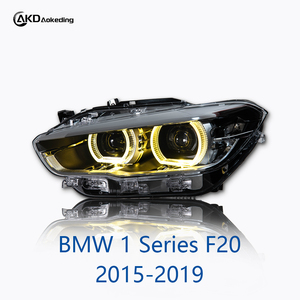 Feux avant AKD Car Styling pour BMW F20, phares à LED 2015-2018, Série 1, 118i, 120i, 125i, M140i, double couleur DRL, accessoire automobile - Product Image 1