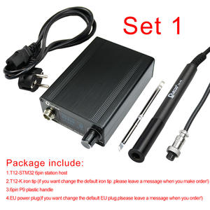 Station de soudage QUICKO OLED 1,3 pouce T12 avec poignée en plastique P9 russe, coréen, anglais, chinois, pointes de fer à souder - Product Image 6