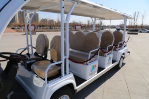 WELIFTRICH Voiture de tourisme électrique fermée 11-14 places 72V certifiée CE avec portes Moteur 5 Kw DC/AC 30 km/h - Product Image 2