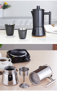 <span class=keywords><strong>Cafetière</strong></span> <span class=keywords><strong>à</strong></span> expresso Moka <span class=keywords><strong>italienne</strong></span> en acier inoxydable avec logo personnalisé, 3 tasses, 6 tasses, compatible <span class=keywords><strong>induction</strong></span> - Product Image 6