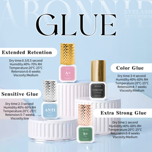 Abonnie Mạnh Mẽ Độ Ẩm Thấp UV Lash Keo Nhanh Chóng Làm Khô Lash Mở Rộng Keo Nhãn Hiệu Riêng Lông Mi Mở Rộng Keo Dính - Product Image 2