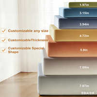 Matelas pliable sur mesure en mousse à mémoire de forme respirante à trois volets pour camping-car, lit escamotable, maison, voiture, extérieur, hôpital, chambre à coucher