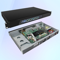 Firewall OEM 1U avec processeurs I3 2350M, 3110M, I5 2520M, 3110M, I7 3520M, 8 ports Ethernet LAN, DDR3L, mSATA, 2e et 3e génération, montable en rack, compatible Linux, Pfsense, R-OS