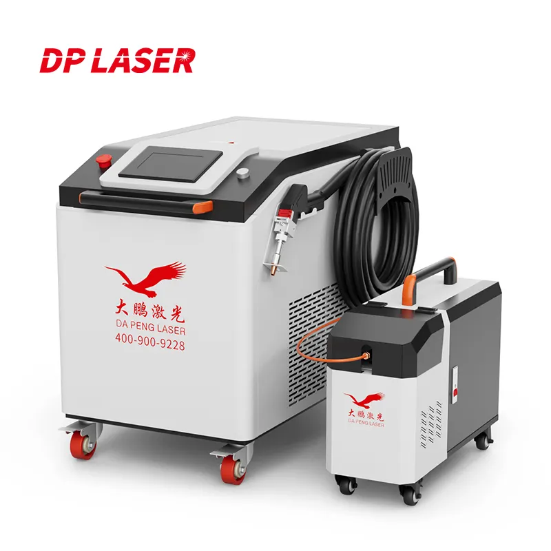 Dplaser cầm tay kim loại máy hàn laser 1000W 1500W 2000W 3000W hanli Máy làm lạnh thợ hàn laser với qilin bwt21 đầu