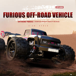 Camion monstre RC 4x4 1:16 avec moteur brushless - Moteur brushless 2847, contrôle synchronisé à l'échelle réelle 2.4G - Product Image 3