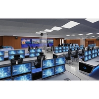 Bureau de poste de travail haut de gamme hauteur réglable mobilier de bureau Cctv chambre Console de contrôle Tables salle de contrôle