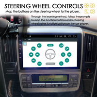 Android 13 pantalla AI Voice Car Radio para Toyota Alphard 2005 2006 estéreo GPS inalámbrico CarPlay navegación Multimedia reproductor de vídeo