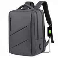 Nouveau sac à dos simple pour les trajets quotidiens, multifonction, grande capacité, portable, sac à dos pour ordinateur de qualité avec port de charge USB
