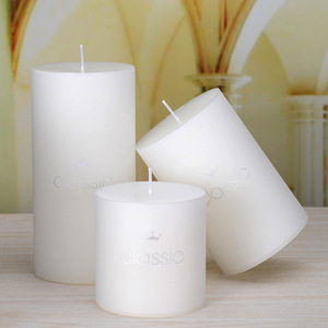 <span class=keywords><strong>Bougie</strong></span> pilier <span class=keywords><strong>blanche</strong></span> en gros, bougies colonnes romaines rétro européennes, bougies cylindriques finies pour la décoration de mariage - Product Image 5