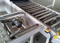 Nouvelle ligne de convoyeur à rouleaux en acier inoxydable robuste pour l'usine de fabrication Vitesse réglable et conception durable