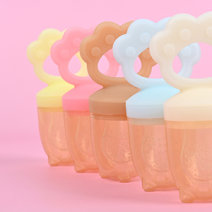 Stampato su misura per uso alimentare silicone BPA free non tossico <span class=keywords><strong>2</strong></span> in 1 bambino frutta cibo alimentazione ciuccio nuovo bambino bambino fresco giocattolo da masticare - Product Image 6