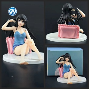 Figurine <span class=keywords><strong>Rascal</strong></span> <span class=keywords><strong>Does</strong></span> <span class=keywords><strong>Not</strong></span> <span class=keywords><strong>Dream</strong></span> <span class=keywords><strong>of</strong></span> Bunny Mai Sakurajima en pyjama, modèle de décoration de fille anime, statue en PVC en boîte, objet de collection en plastique - Product Image 2