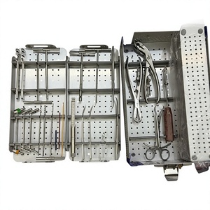 Kit d'instruments pour petits fragments, verrouillables et non verrouillables, pour la chirurgie orthopédique traumatique, en acier inoxydable, réutilisables - Product Image 1