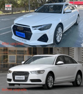 Front Lip Car PC front bumper AUDI A6 2012 2015 bề mặt nâng cấp lên 2023 RS6 Look - Product Image 3