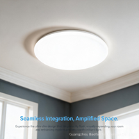 Plafonnier moderne en fer et acrylique à LED pour la maison et le bureau, avec protection IP33 pour balcon