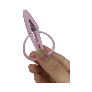 مقص صغير مخصص لعمل الإبرة مقص صغير مع غطاء مقص محمول مقص سوبر خياطة مقصات وردية وزرقاء - Product Image 3