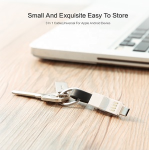 3 Trong 1 Keychain <span class=keywords><strong>OTG</strong></span> Cáp <span class=keywords><strong>USB</strong></span> Từ Ngắn Ngân Hàng Điện Sạc Micro <span class=keywords><strong>USB</strong></span> Loại C Điện Thoại Điện Thoại thông minh Dây Với Pd Sạc Cho Máy In Sử Dụng - Product Image 4