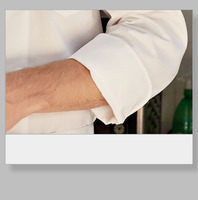 Nouveau chef uniforme chef vêtements boulangerie restaurant cuisine travail porter à manches longues serveuse vestes restauration unisexe chef uniformes