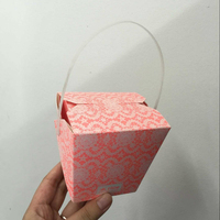 Boîte à emporter en carton, emballage jetable pour nouilles, pâtes et plats chauds, personnalisable