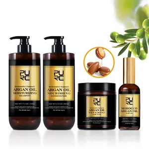 Wholesale Price Deep Cleansing Restore Moisture Argan Oil Nourishing Hair Shampoo And Conditioner For Dry Damaged Hair
