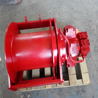 Treuil hydraulique de haute qualité pour grues Construction bateau 15 tonnes ligne nominale tirer télécommande câble en acier élingue Type DX