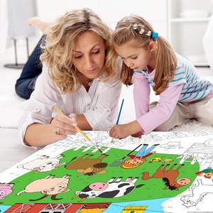 Póster Gigante <span class=keywords><strong>para</strong></span> Colorear <span class=keywords><strong>de</strong></span> <span class=keywords><strong>Animales</strong></span> <span class=keywords><strong>para</strong></span> Niños, Tapete <span class=keywords><strong>de</strong></span> Dibujo Grande, Rollo <span class=keywords><strong>de</strong></span> Papel <span class=keywords><strong>para</strong></span> Colorear, Cubierta <span class=keywords><strong>de</strong></span> Mesa, Manualidades <span class=keywords><strong>para</strong></span> Pared - Product Image 6