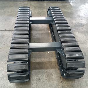 ผลิตในประเทศจีนรางยางสําหรับชิ้นส่วนระบบเครื่องจักรก่อสร้างรถขุดแชสซีตีนตะขาบช่วงล่าง - Product Image 5