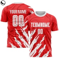 Camiseta de Fútbol Retro Personalizada Roja y Blanca para Hombre, Uniforme Francés Rojo y Amarillo, Negro, Naranja, Azul y Amarillo