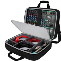 Étui de protection pour mixeur de podcast, sac de rangement pour mixeur DJ, étui de transport portable pour mixeur audio, sac organisateur pour équipement audio de diffusion en direct
