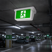 Lumière de signalisation d'urgence LED à économie d'énergie 2W IP65 étanche rechargeable avec 3 heures d'autonomie pour intérieur et extérieur