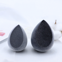 Éponge de maquillage en microfibre velours ultra douce personnalisée en gros, logo de marque privée, OEM, en vrac, applicateur de fond de teint, utilisation sèche et humide